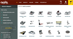 Desktop Screenshot of gapa-vahy.cz